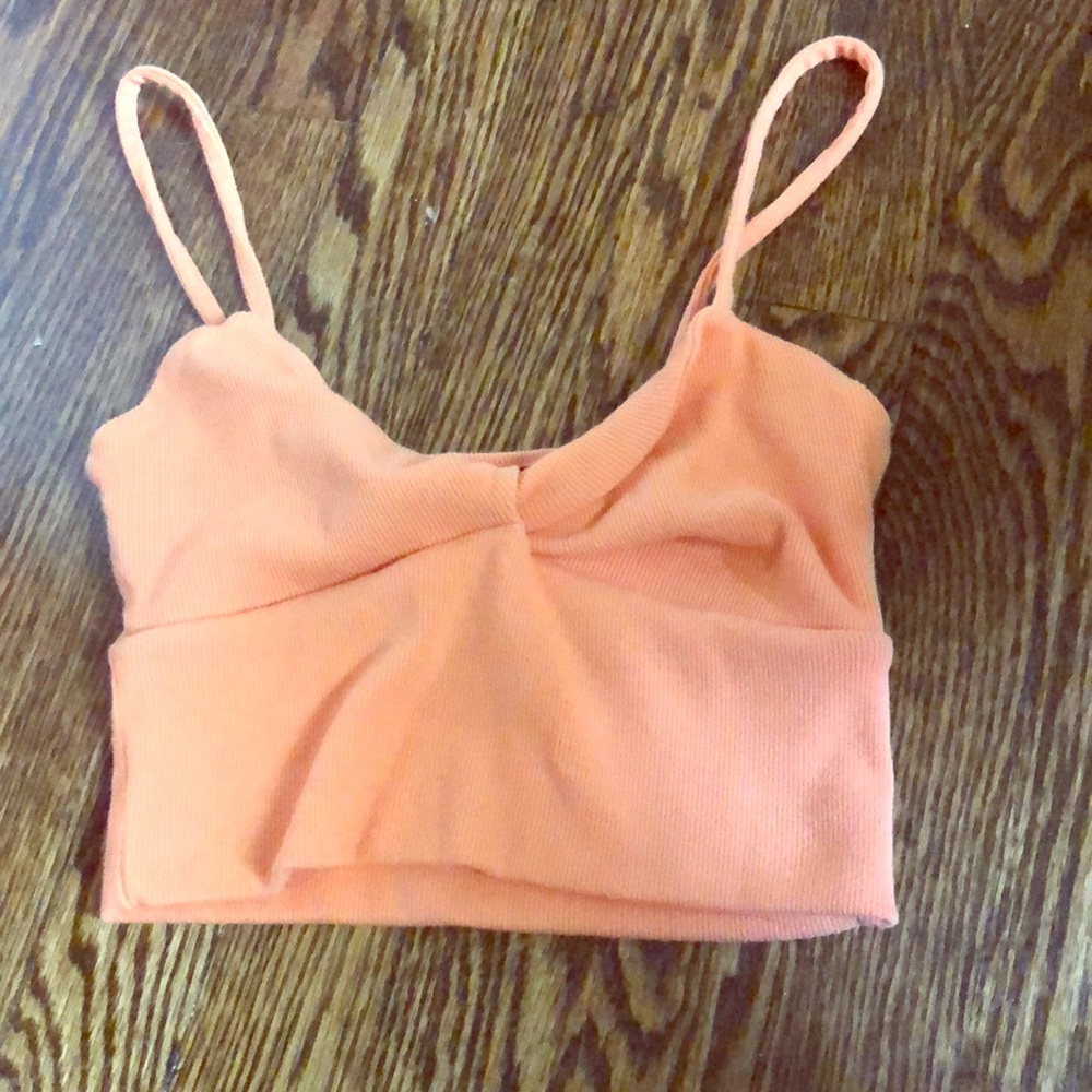 Orange Forver 21 Crop Top